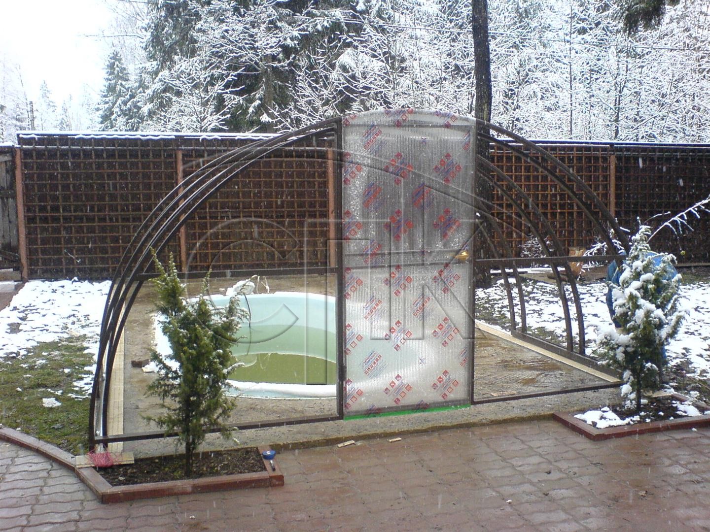 сотовый поликабонат монтаж